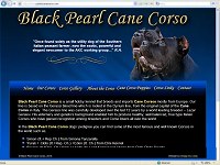 Black Pearl Cane Corso